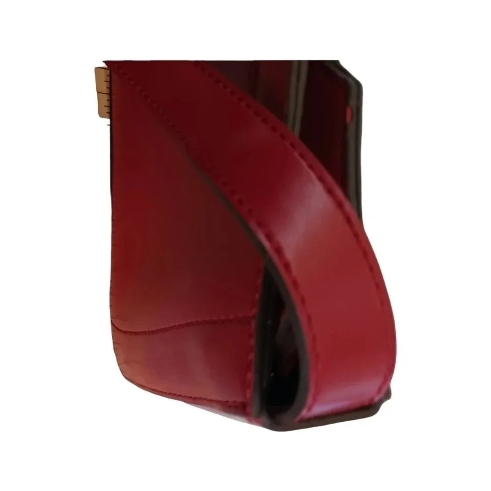 Mondani shoulder bag faux leather purse burgundy color - Picture 9 of 11